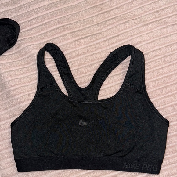 Nike Other - Nike Pro Women's Black Sports Bra